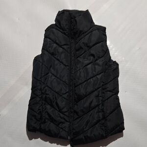 SO Black Quilted Puffer Vest